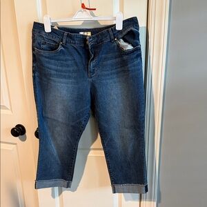 Kut from the Kloth Dark Blue Ankle Jeans